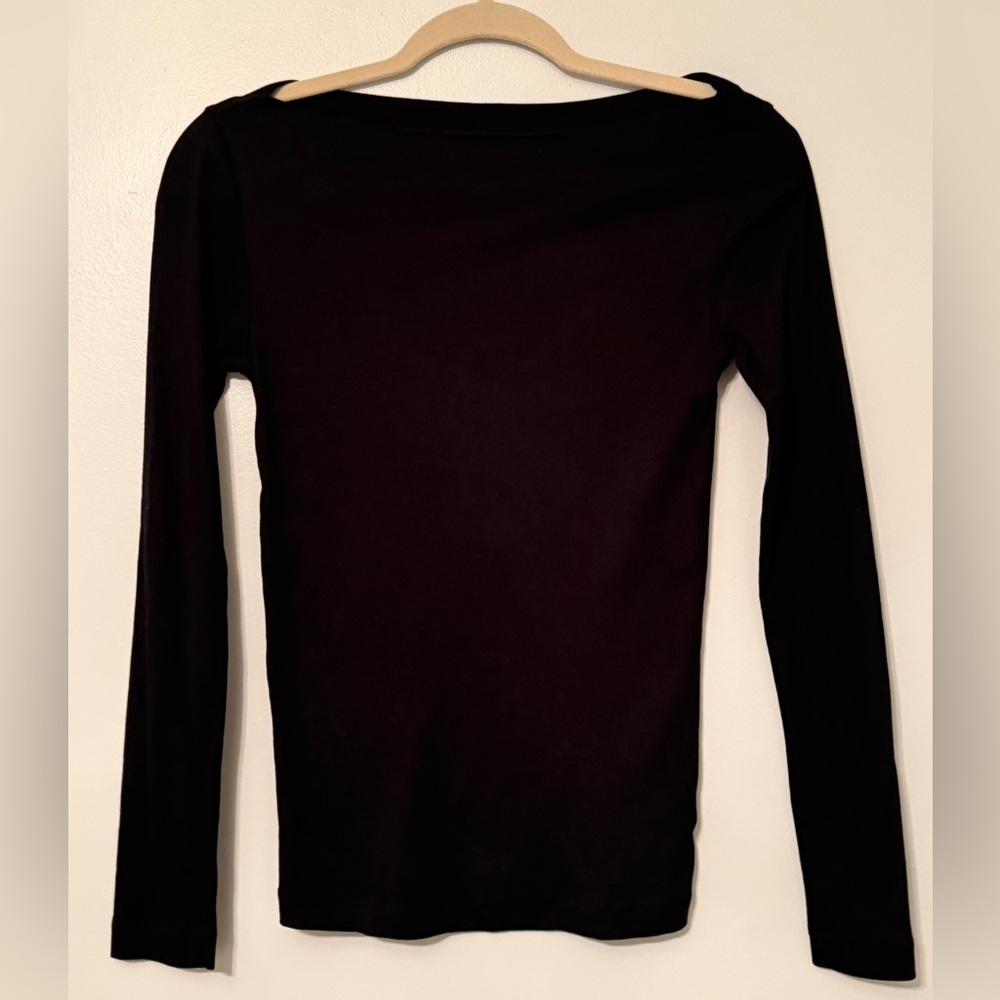 GAP Midnight Black Long Sleeve Shirt